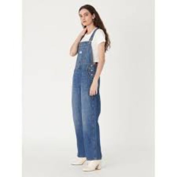 Levi's On Hiatus Vintage Overalls Medium Wash - Picture 12 of 15